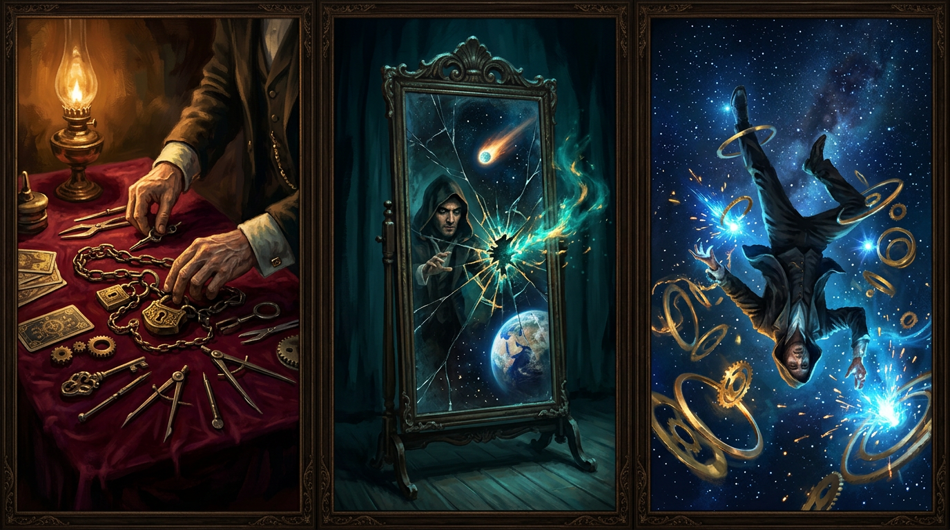 Preparation, Mirror, and Flip &mdash; the three acts